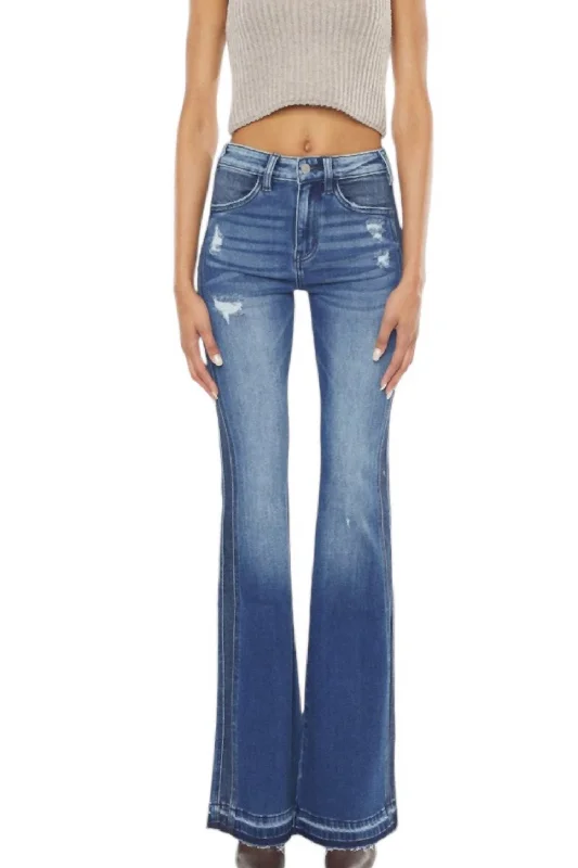 Overstock Juliana Denim Bootcut Jeans In Dark Wash