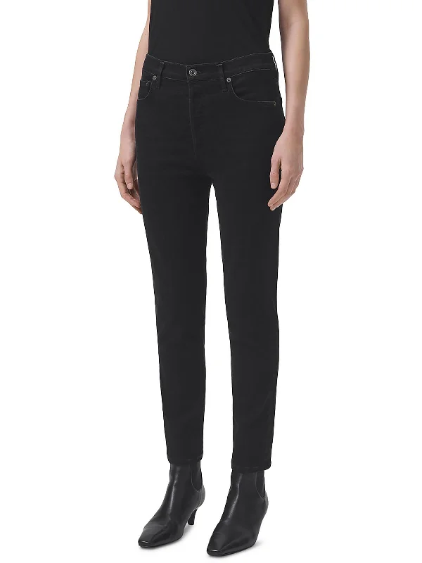 Now or Never Nico Womens High Rise Denim Skinny Jeans