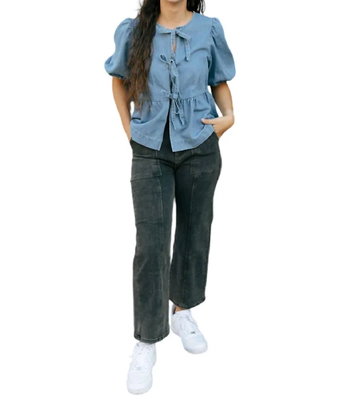 Savings Galore Paneled Stretch Pants In Black