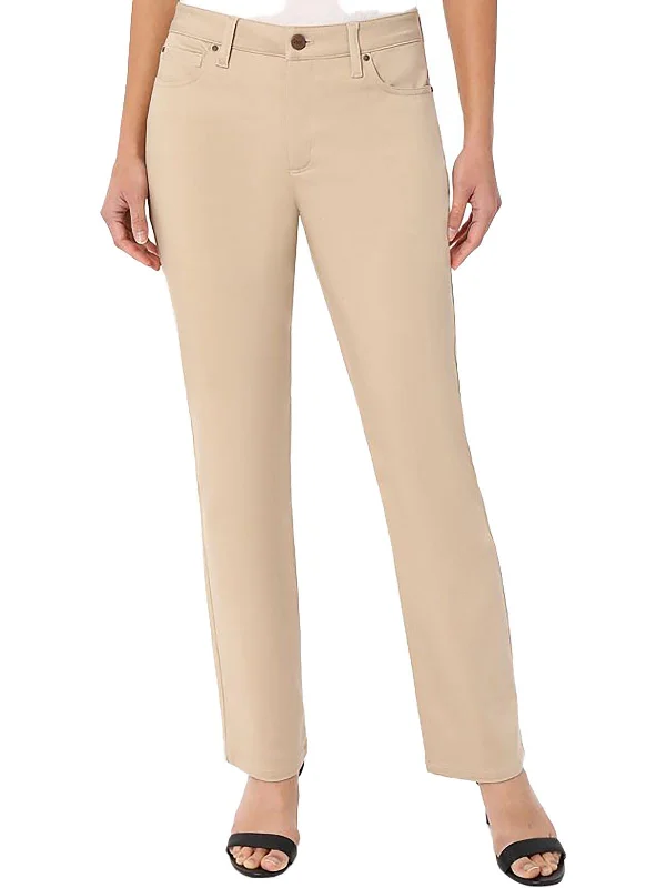 Unmissable Offer Petites Lexington Womens Woven Relaxed Straight Leg Jeans