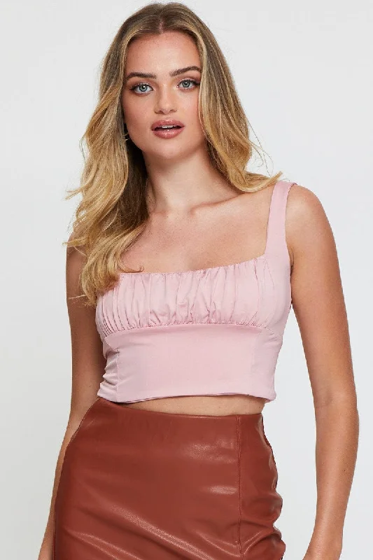 Deal Dash Pink Crop Top
