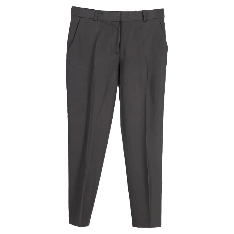 Today's Special Stella McCartney Straight Leg Trousers in Grey Cotton
