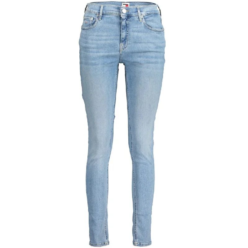 Deep Discounts Tommy Hilfiger blue Cotton Jeans & Women's Pant