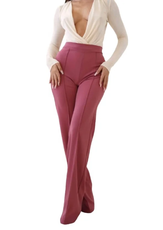 Act Fast What A Treat Trouser Pants In Pink