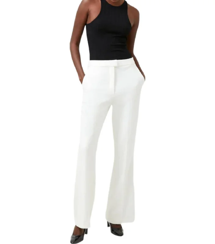 Deal Mania Whisper Trouser Pants In Summer White