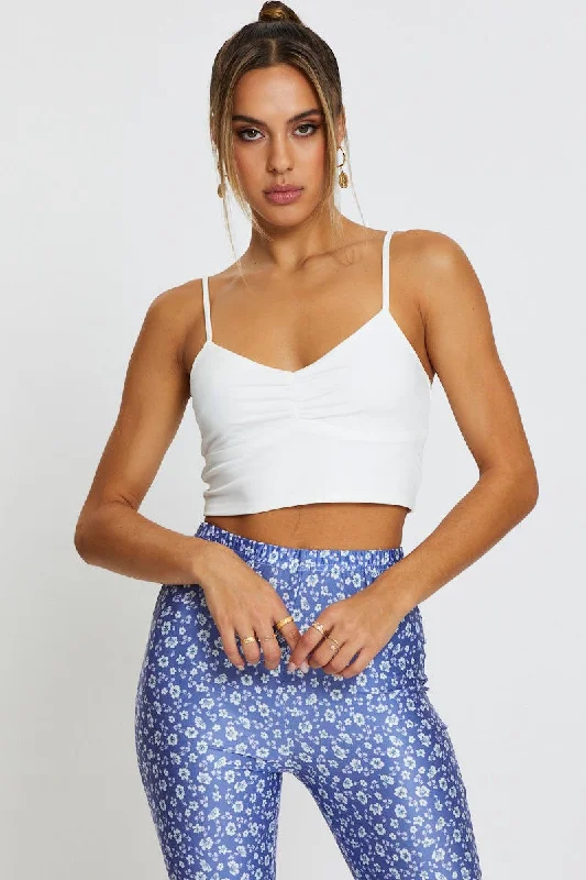 Super Deal White Crop Top