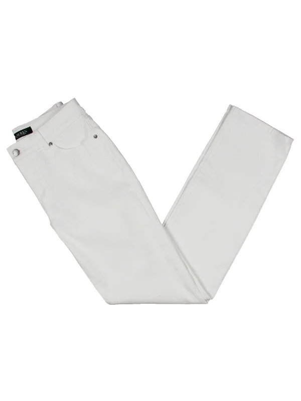 Blowout Sale Womens Denim Mid-Rise Straight Leg Jeans