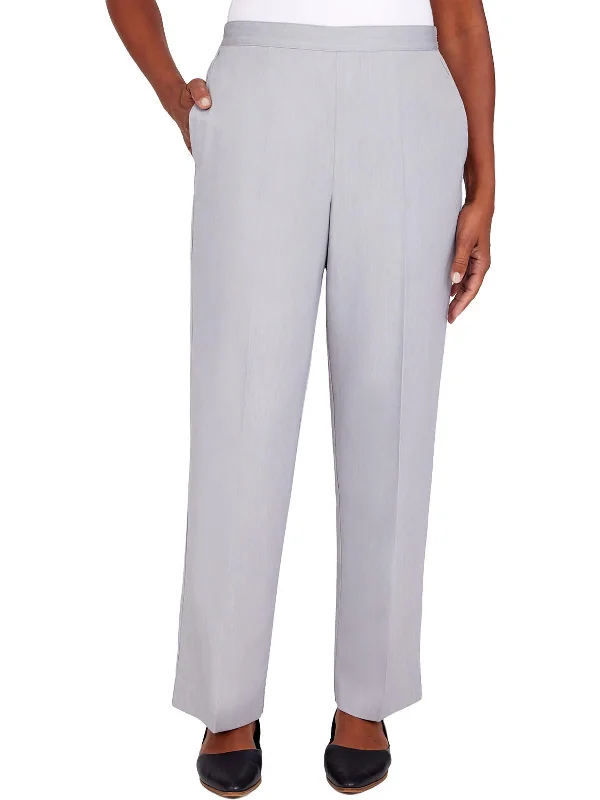 Extra Discounts Womens High Rise Stretch Straight Leg Pants