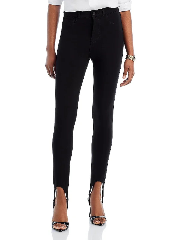 Limited Edition Womens Knit Stirrup Skinny Jeans