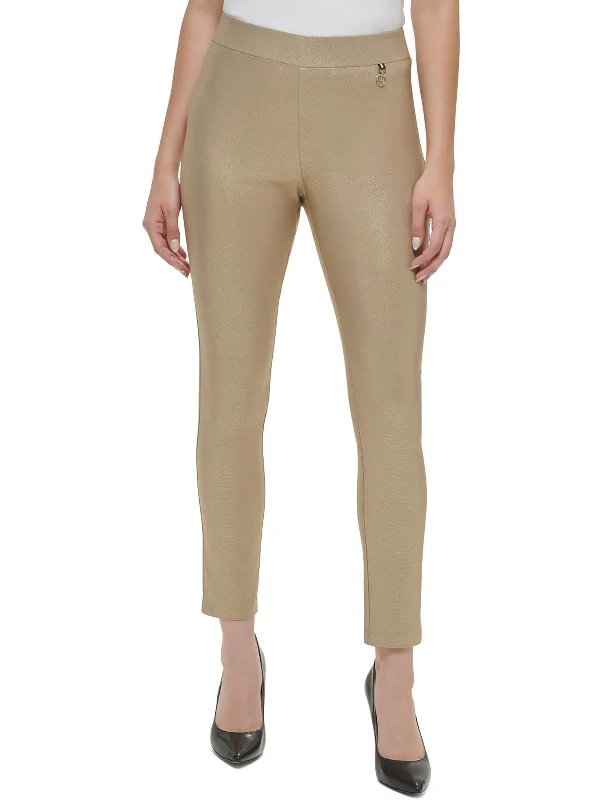 Unbeatable Prices Womens Mid Rise Tapered Leg Straight Leg Pants