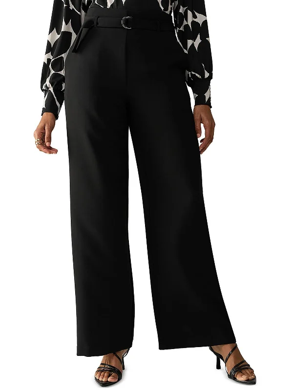 Friends and Family Sale Womens Pleated High Waist Trouser Pants