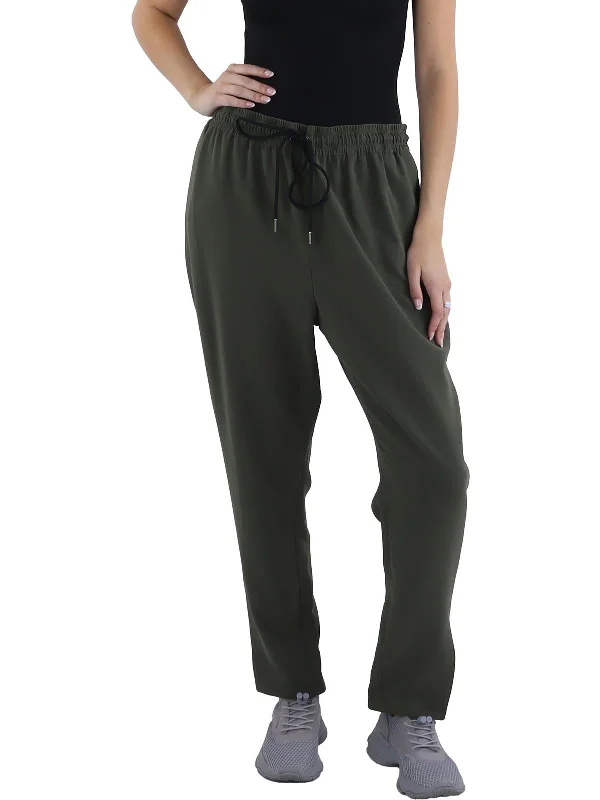 Extra Savings Womens Slit Pull On Ankle Pants