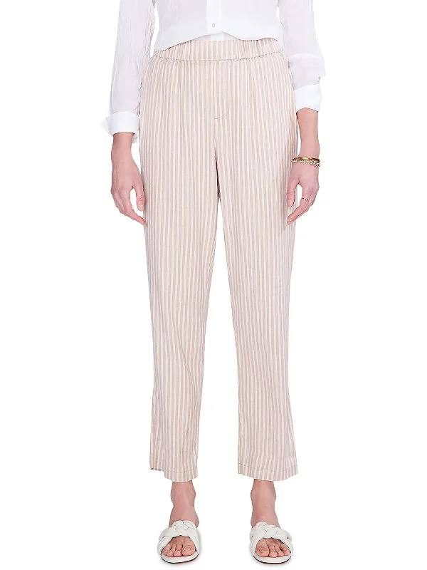Best Deals Womens Striped Casual Straight Leg Pants