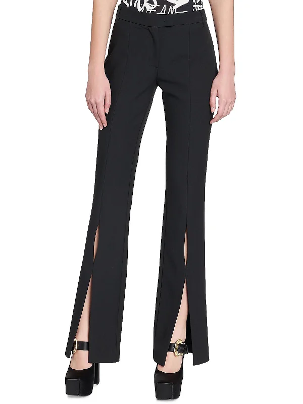Price Fest Womens Woven Cut-Out Dress Pants