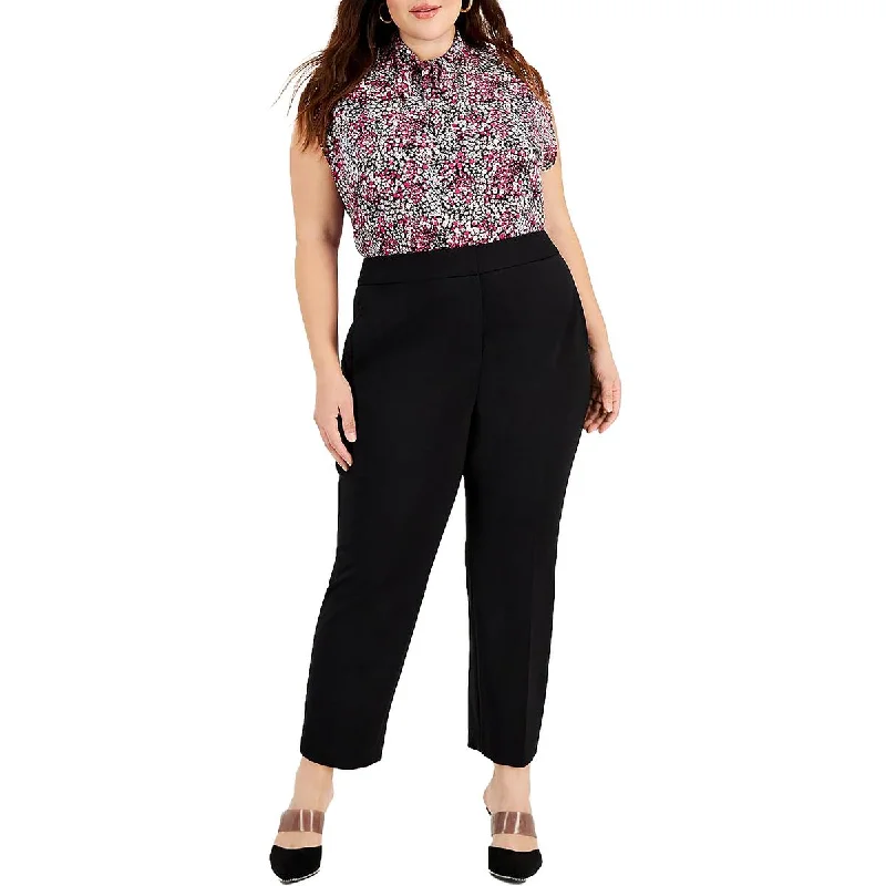 Warehouse Sale Bar III Womens Plus Knit Compression Dress Pants