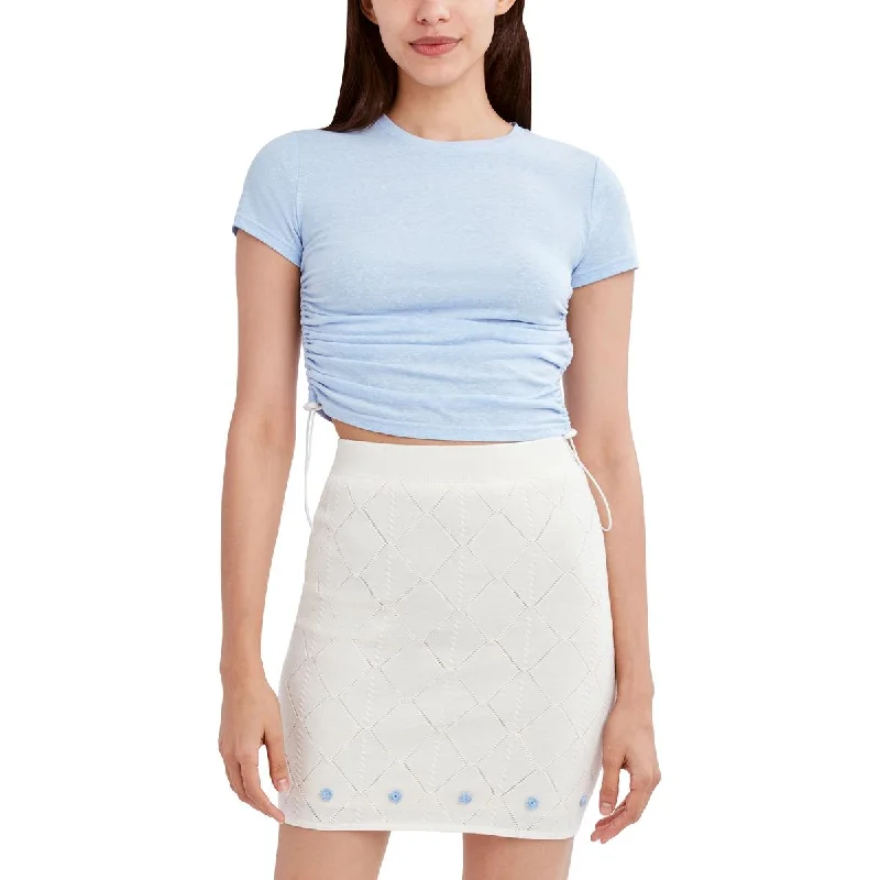 Unbeatable Prices BCBGeneration Women's Short Sleeve Drawstring Crop Top