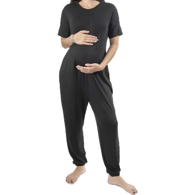 Price Reduction Bump'n The Jump'n Mama Slouchy Belted Zip Up Short Sleeve Maternity Jumpsuit Price Reduction Bump'n The Jump'n Mama Slouchy Belted Zip Up Short Sleeve Maternity Jumpsuit