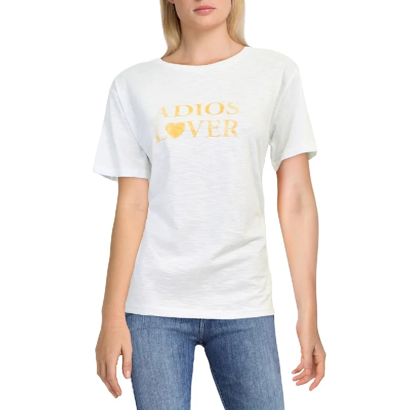 Daily Deals Charlie Holiday Womens Adios Lover Printed Knit T-Shirt
