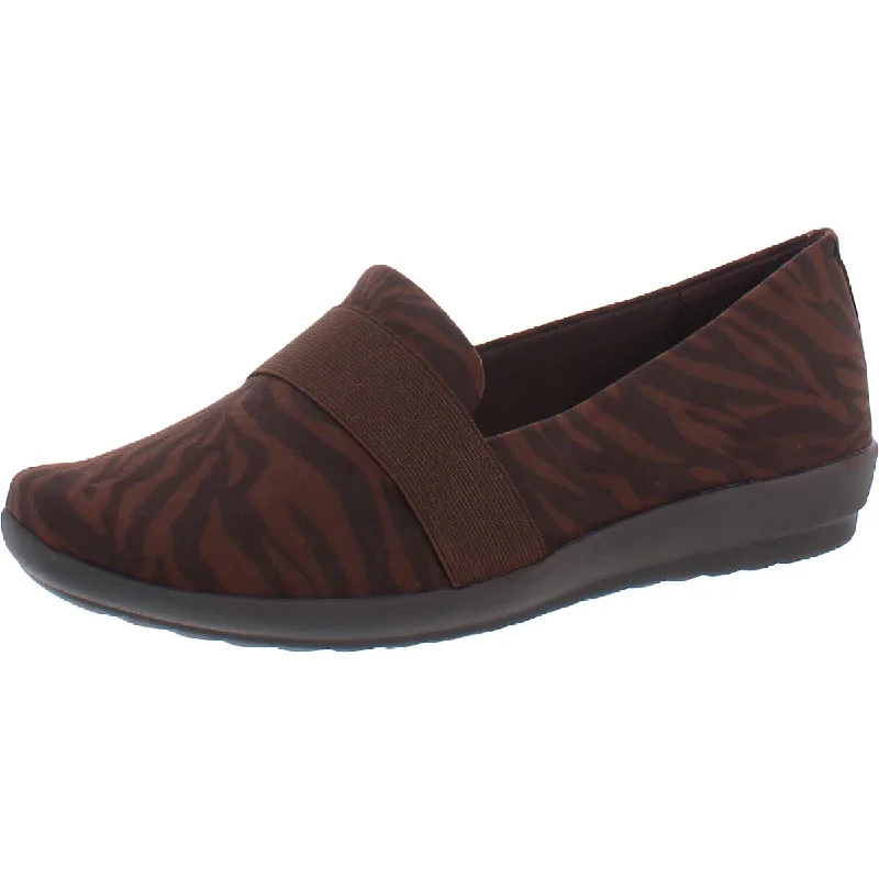 Act Fast Easy Street Womens Audrey  Wedge Slip On Loafers
