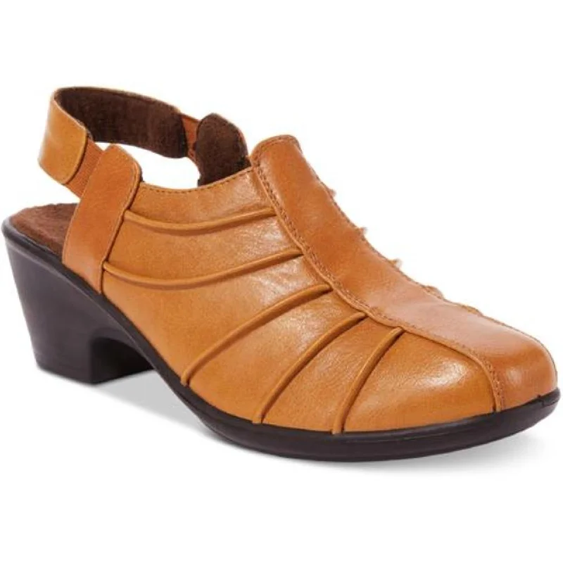 Don't Wait Easy Street Womens Manner Sling Back Closed Toe Mules