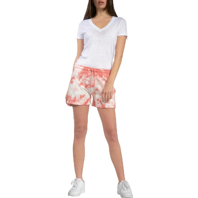 Deal of the Day Elan Women's Tie Dye Drawstring Loungewear Shorts