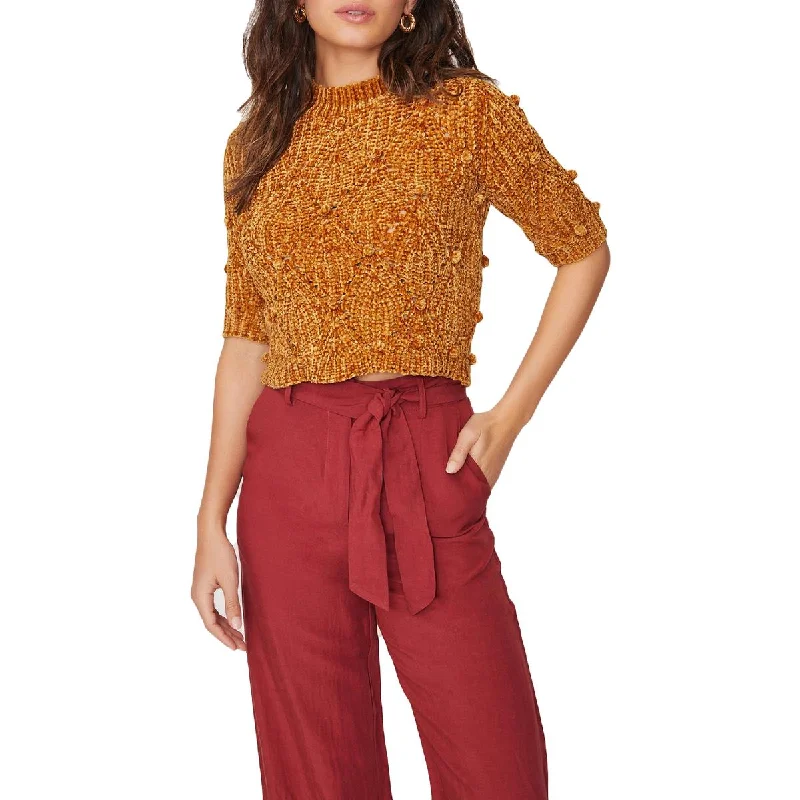 Special Discount Lost + Wander Golden Child Women's Cable Knit Cropped Elbow Sleeve Sweater Special Discount Lost + Wander Golden Child Women's Cable Knit Cropped Elbow Sleeve Sweater