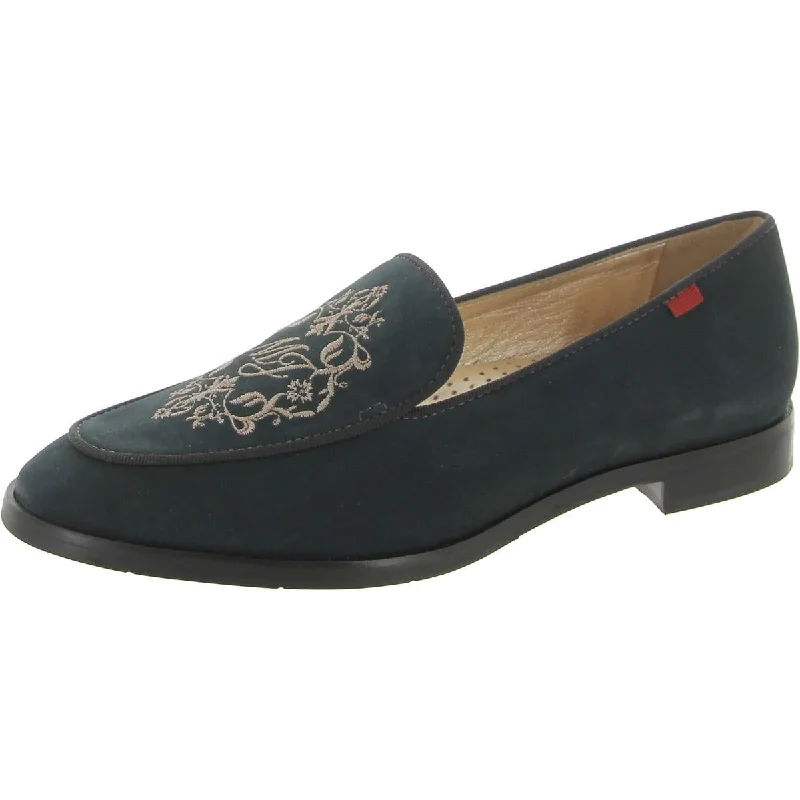 Marc Joseph Womens Leonard St. Embroidered Loafers