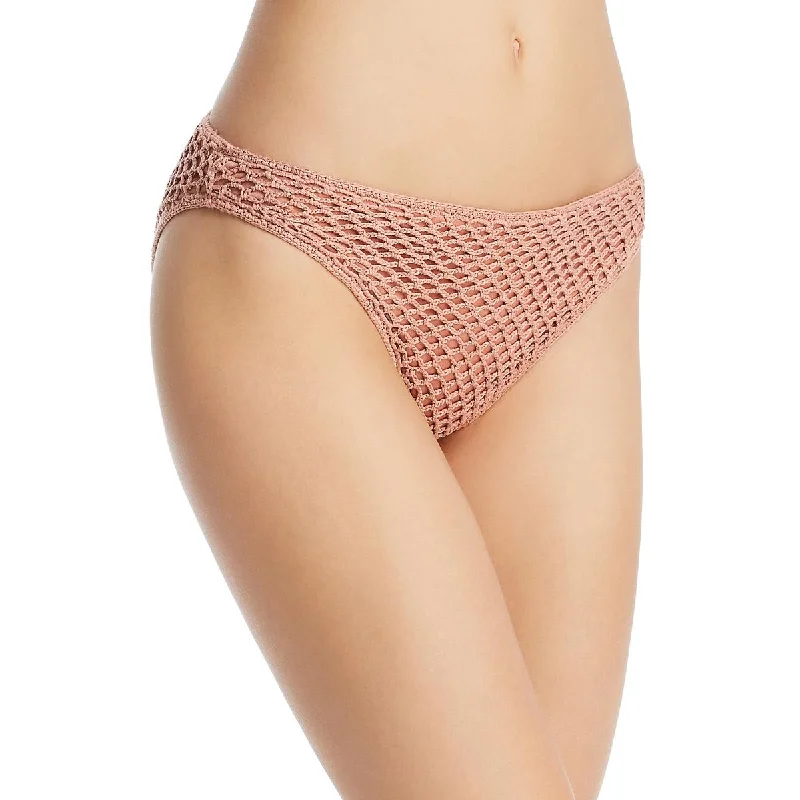 Instant Discount Minkpink Womens Adrift Cheeky Crochet Bikini Swim Bottom