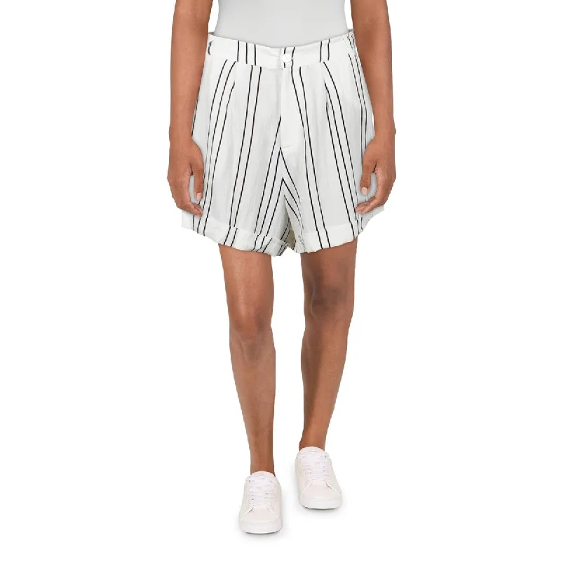 Limited Edition Sancia Womens Besara Striped Cuffed Casual Shorts