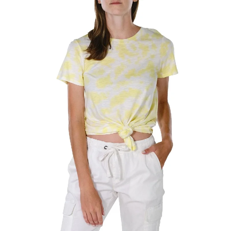 Super Sale Sanctuary Womens Perfect Knot Tie-Dye Knotted Pullover Top