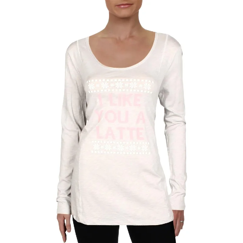 Incredible Offers Standard People's Project LA Womens Like Latte Cut-Out Graphic T-Shirt