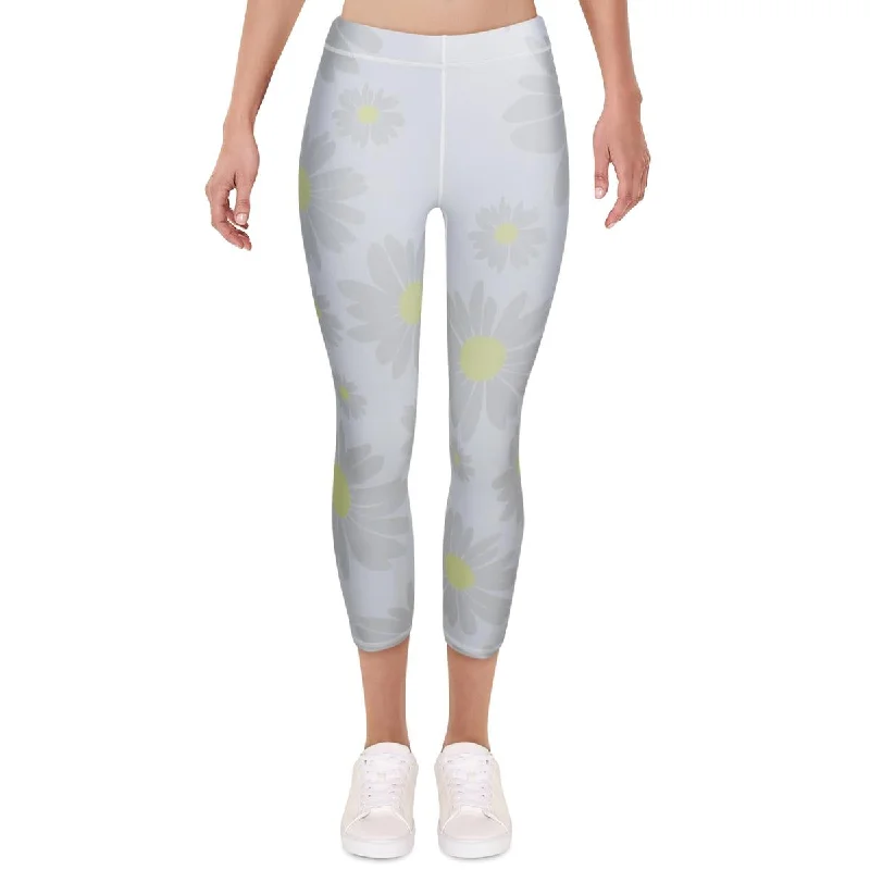 Year-End Sale Terez Women's Floral Print Slim Band Activewear Fitness Leggings