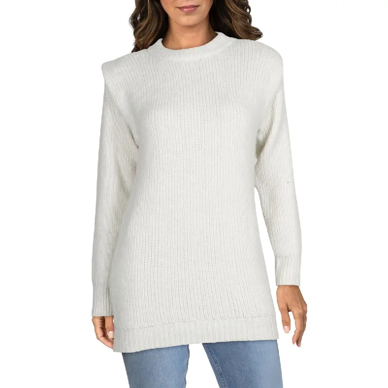 Super Deal Vero Moda Daisy Women's Ribbed Knit Wide Shoulder Pullover Sweater