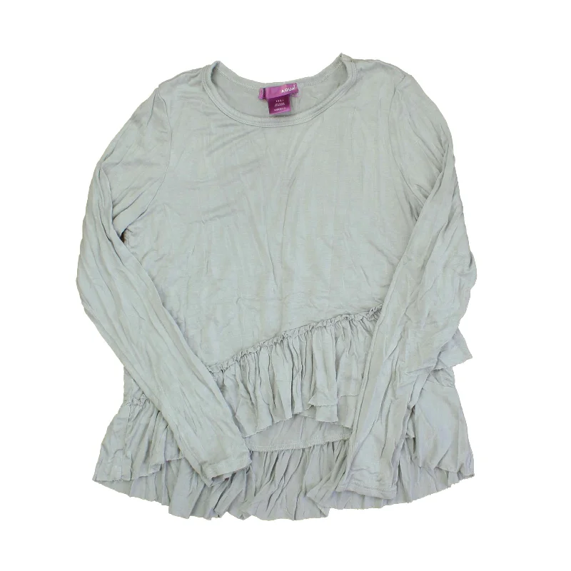 Crazy Deals Aqua Girls Mauve Long Sleeve T-Shirt