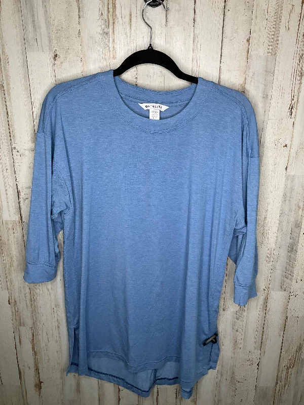 Low Prices Blue Athletic Top Long Sleeve Crewneck Athleta, Size S