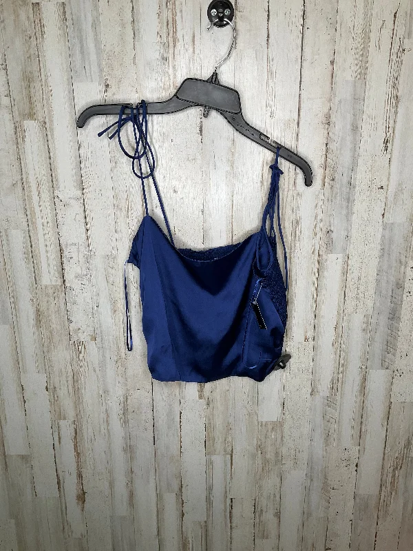 Super Bargain Blue Top Sleeveless Urban Outfitters, Size L