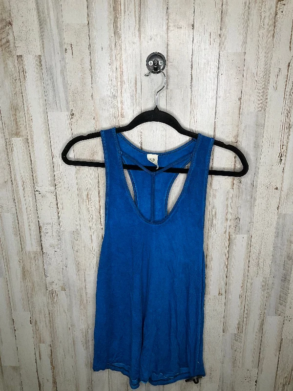 Don't Wait Blue Top Sleeveless We The Free, Size S