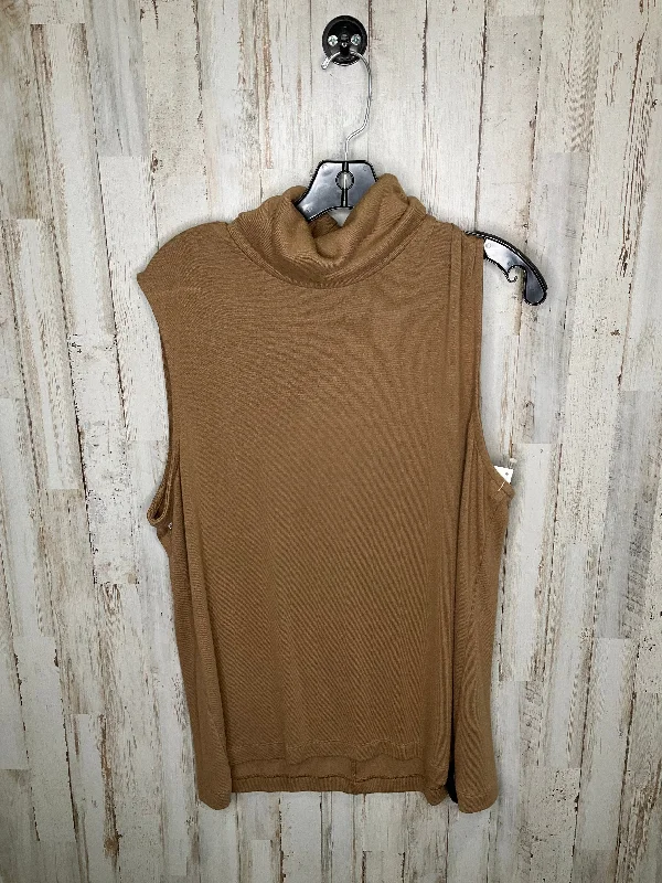 Season Finale Sale Brown Top Sleeveless Banana Republic, Size 2x