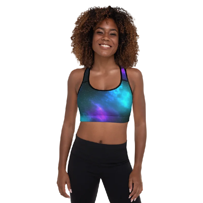 Limited Availability Cosmic Padded Sports Bra