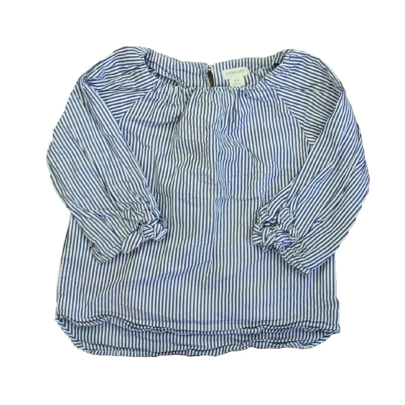 Exclusive Offers Crewcuts Girls Blue Stripe Blouse