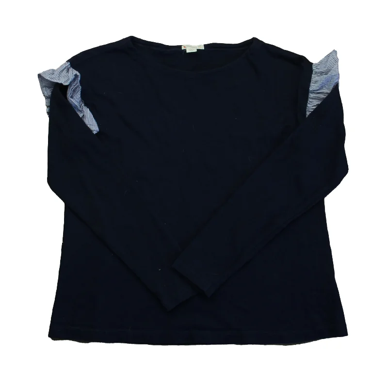 Lowest Price Crewcuts Girls Navy Long Sleeve T-Shirt