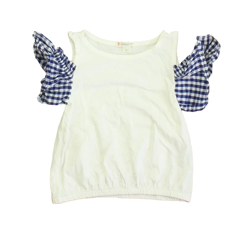 Midnight Madness Crewcuts Girls White | Blue T-Shirt