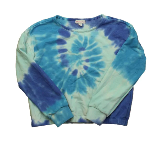 Massive Deals Design History Girls Blue Tie Dye Long Sleeve Shirt