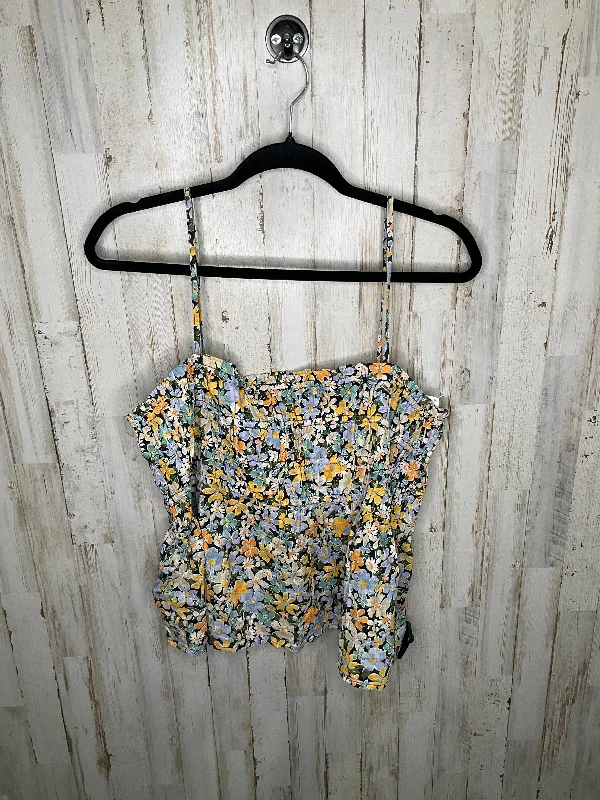 Mega Sale Floral Print Top Sleeveless American Eagle, Size Xl