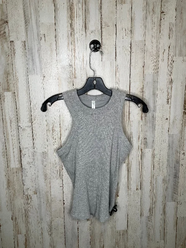 Bargain Bin Grey Athletic Tank Top Fabletics, Size M