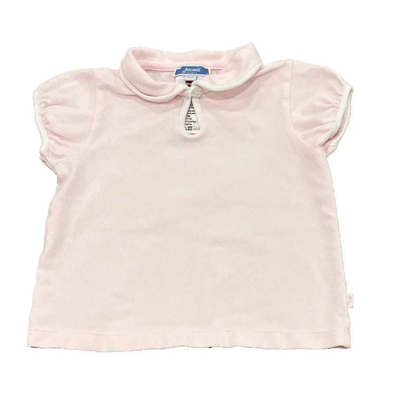 Closeout Sale Jacadi Girls Pink Polo Shirt