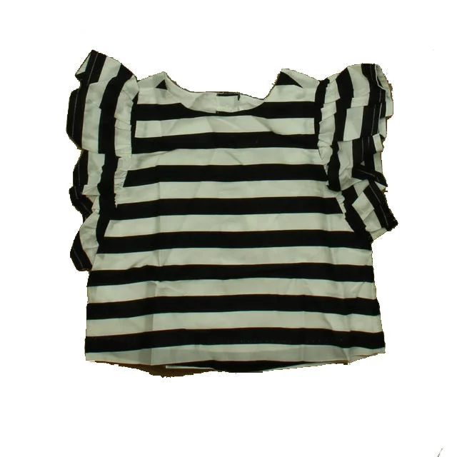 Unmissable Offer Janie and Jack Girls Black Stripe Blouse