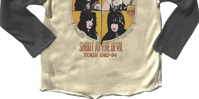 Shop and Save Kids Long Sleeve Tee In Motley Crue
