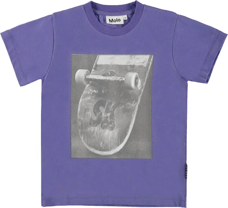 Bonus Savings Kids Roxo T-Shirt In Purple