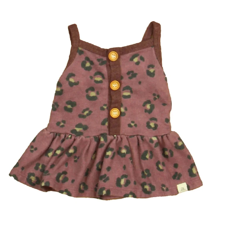 Closeout Lulu & Roo Girls Mauve Leopard Tank Top